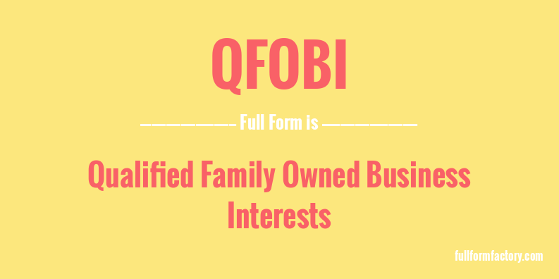 qfobi-full-form