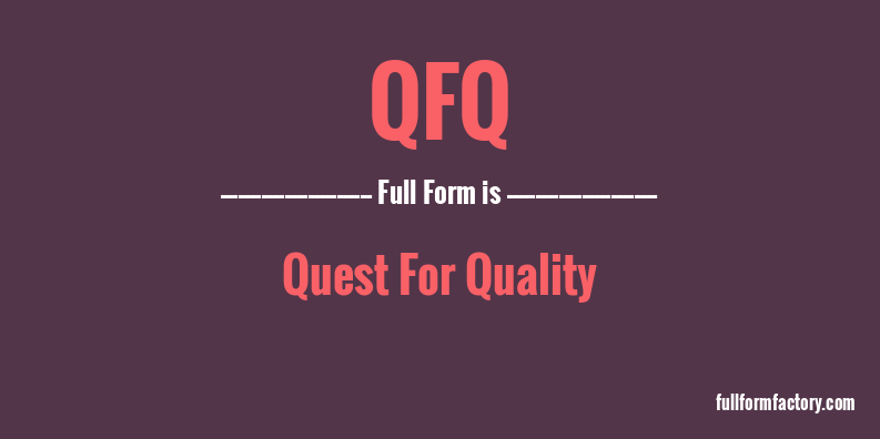 qfq-full-form