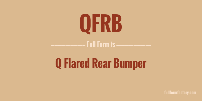 qfrb-full-form