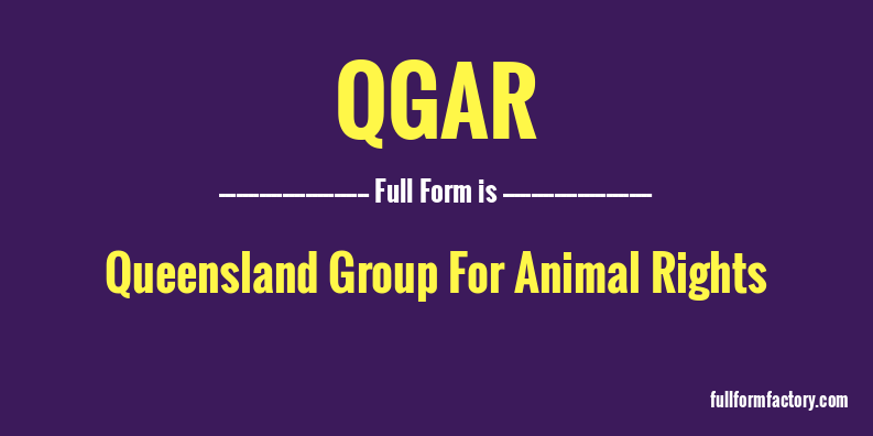 qgar-full-form