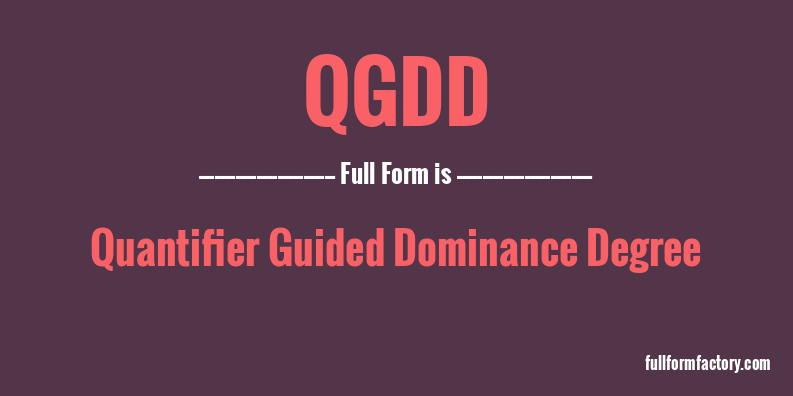 qgdd-full-form