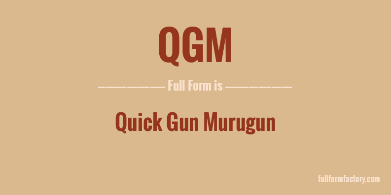 qgm-full-form
