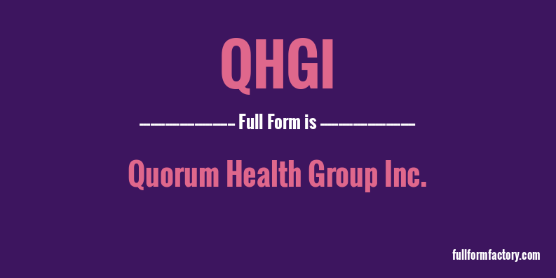 qhgi-full-form