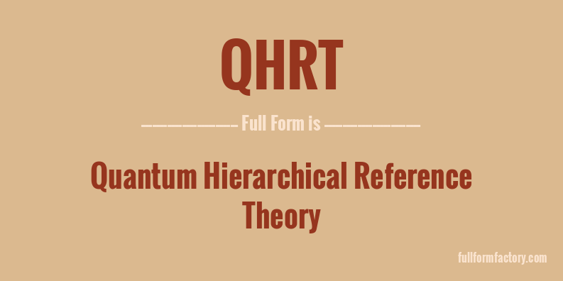 qhrt-full-form