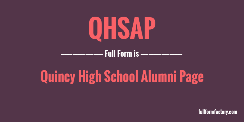 qhsap-full-form