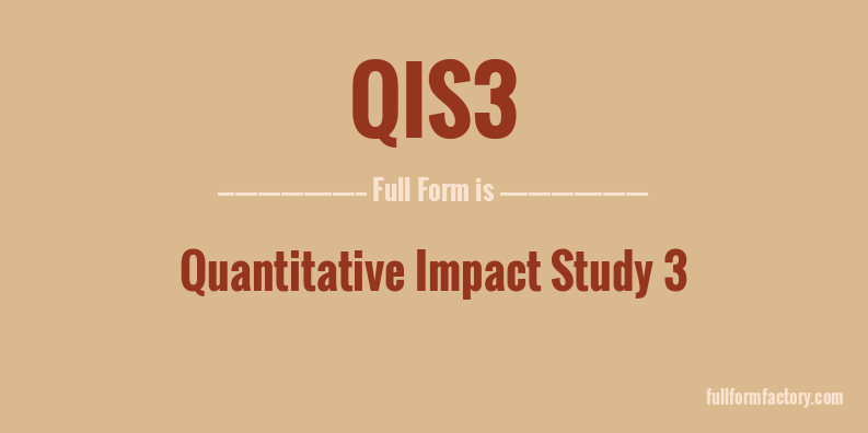 qis3-full-form
