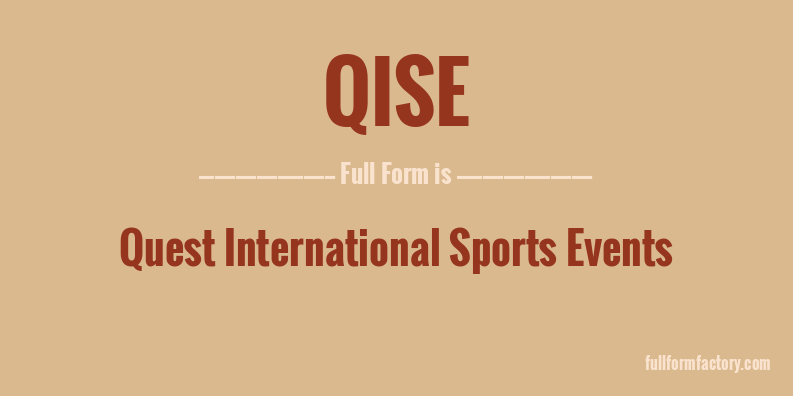 qise-full-form