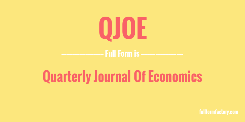 qjoe-full-form