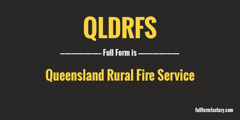 qldrfs-full-form