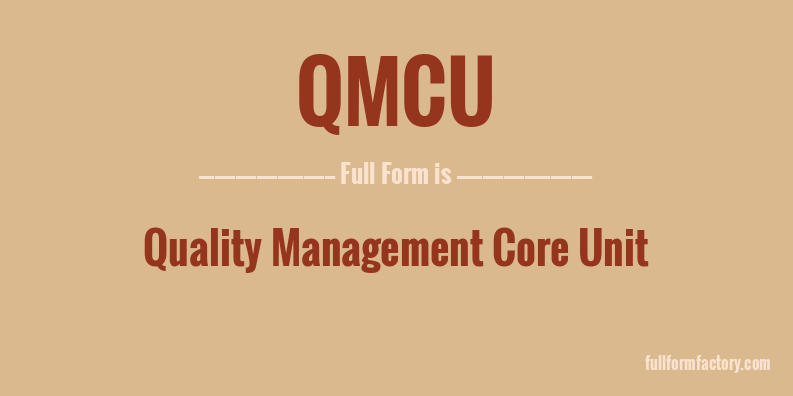 qmcu-full-form