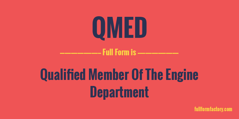 qmed-full-form