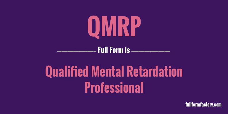 qmrp-full-form