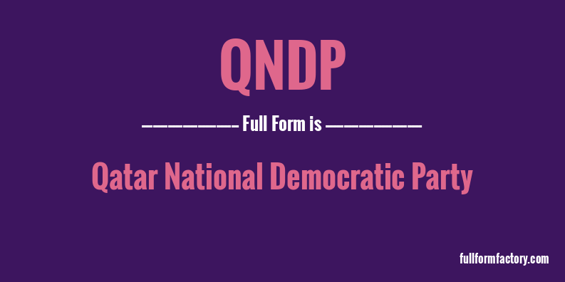 qndp-full-form