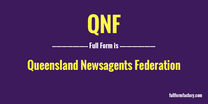 qnf-full-form