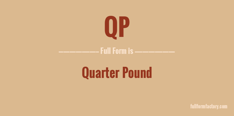 qp-full-form