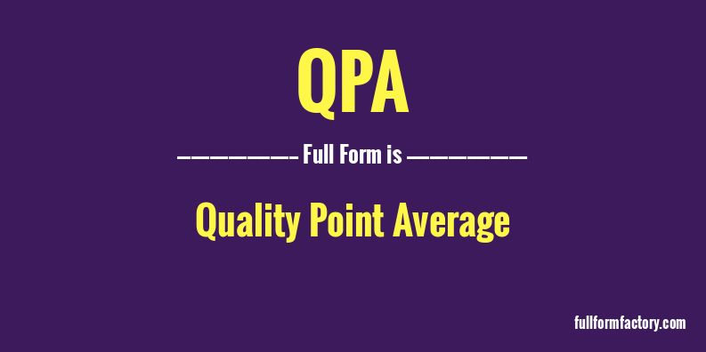 qpa-full-form