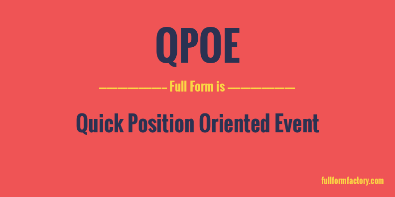 qpoe-full-form