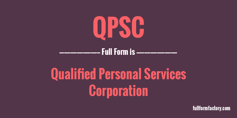 qpsc-full-form
