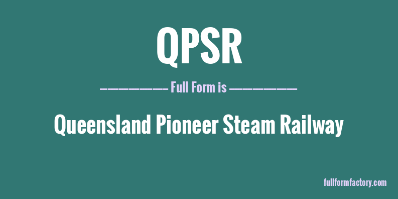 qpsr-full-form