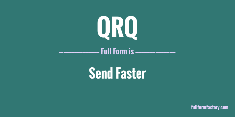 qrq-full-form
