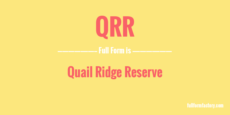 qrr-full-form