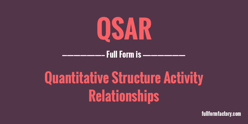 qsar-full-form