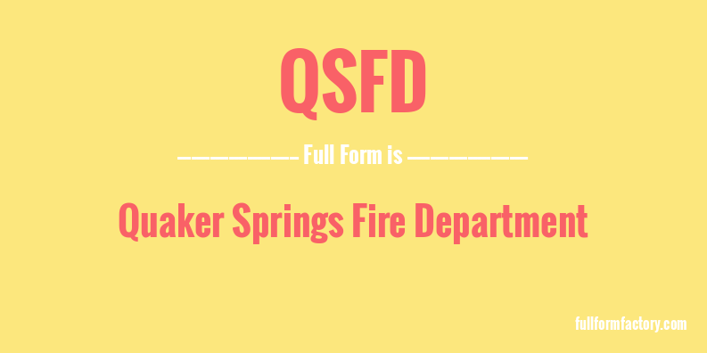 qsfd-full-form