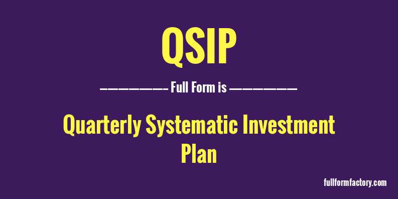 qsip-full-form