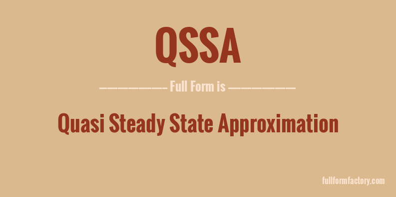 qssa-full-form