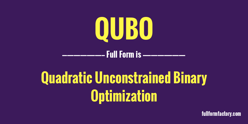 qubo-full-form