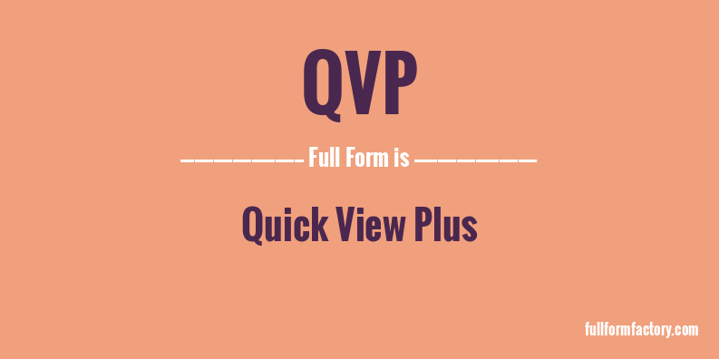 qvp-full-form