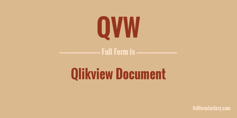 qvw-full-form