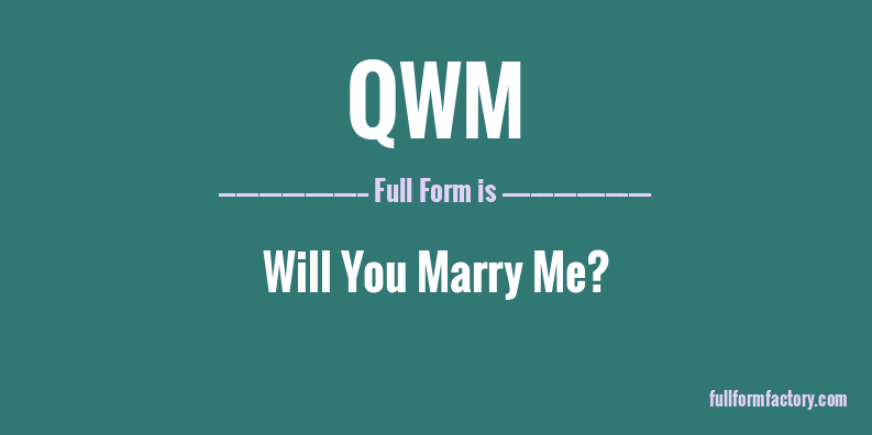 qwm-full-form