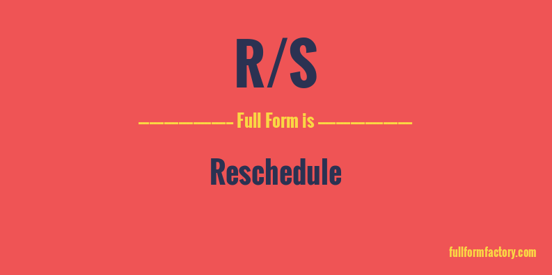 r/s-full-form