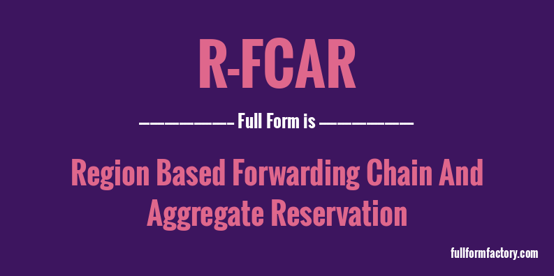 r-fcar-full-form