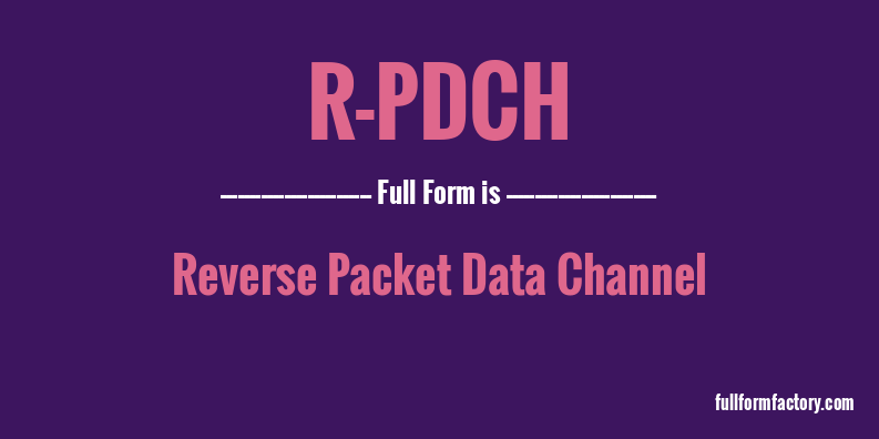 r-pdch-full-form