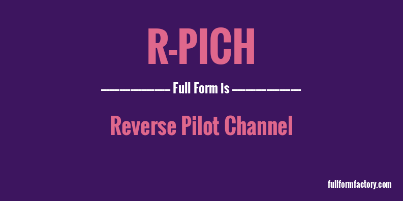 r-pich-full-form