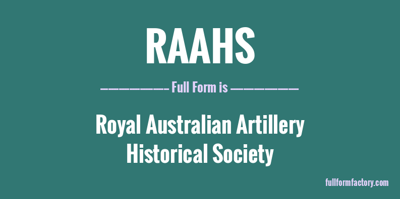 raahs-full-form