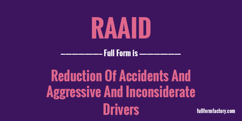raaid-full-form