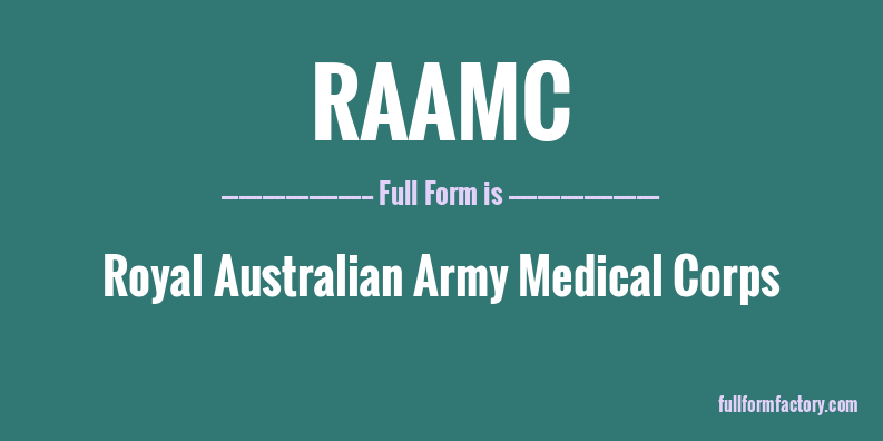 raamc-full-form