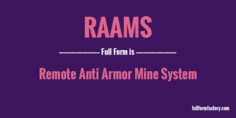 raams-full-form