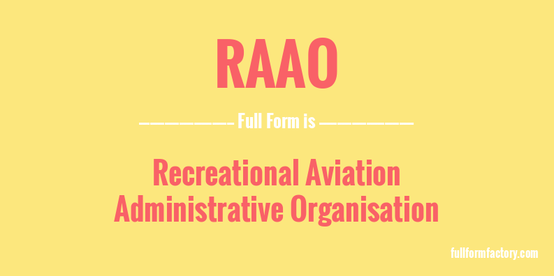 raao-full-form