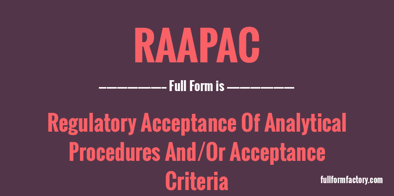 raapac-full-form