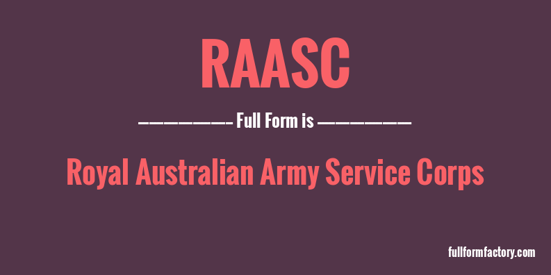 raasc-full-form