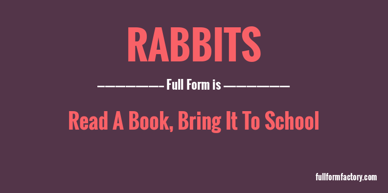 rabbits-full-form
