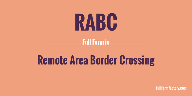 rabc-full-form