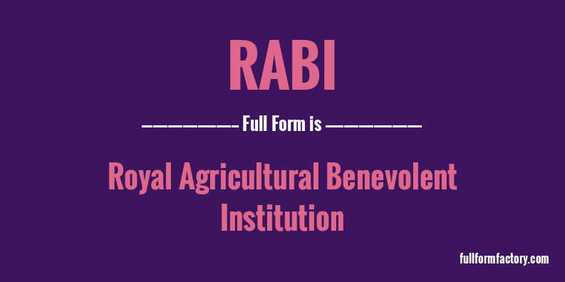 rabi-full-form