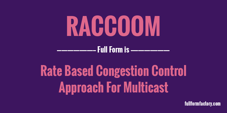 raccoom-full-form