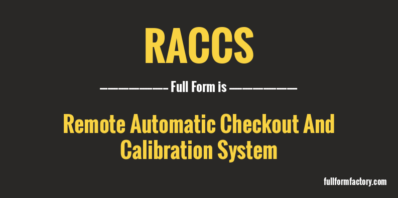 raccs-full-form