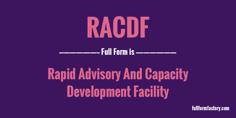 racdf-full-form